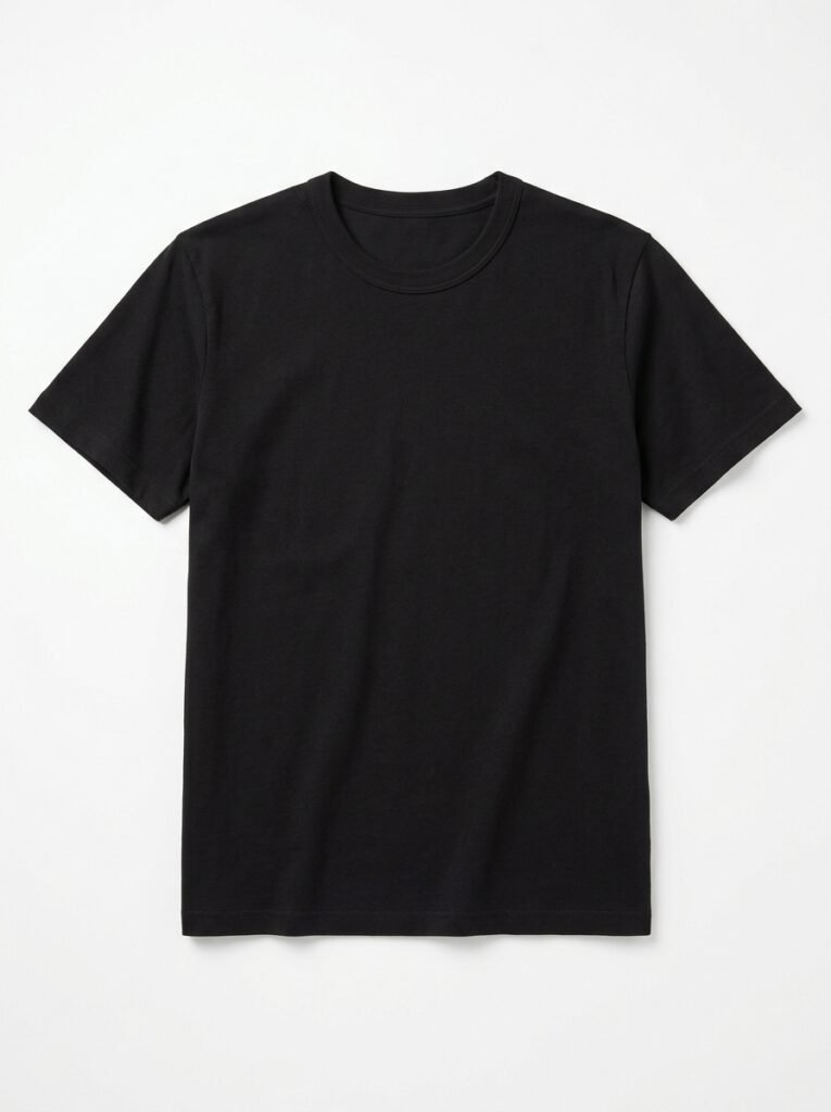 Classic Black Crewneck T-Shirt